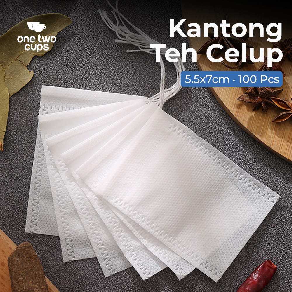 Kantong Teh Celup Kosong Teabag Putih