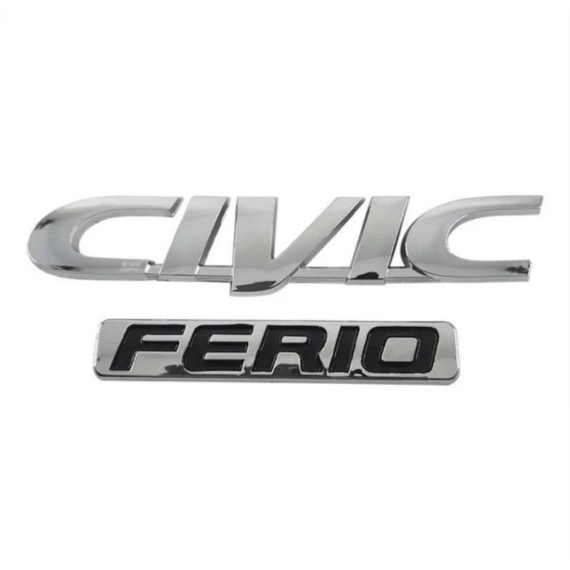 Emblem mobil Honda civic ferio