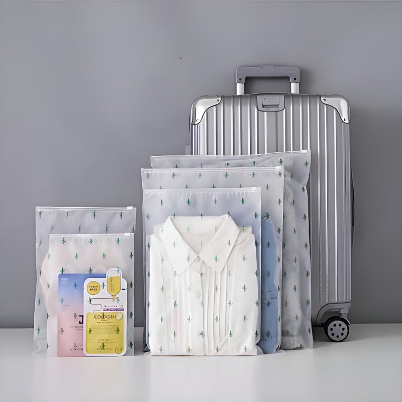 Zipper Bag / Zipper Storage Bag Waterproof / Zipper Lock Anti Air / Travel Pouch Serbaguna / Plastik