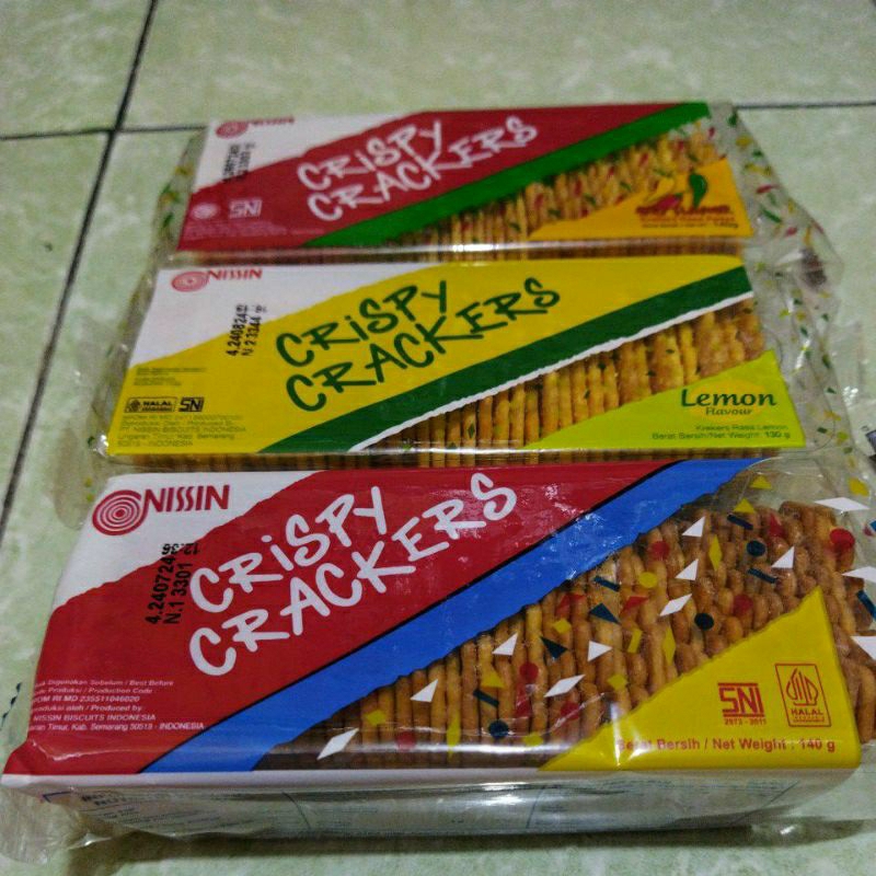 

3varian Rasa Biskuit Crispy Crackers