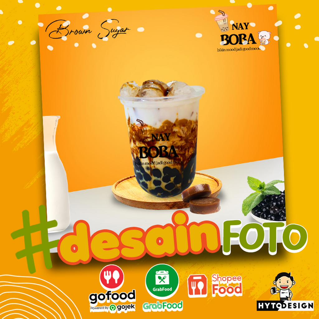 DESAIN FOTO GOFOOD GRABFOOD