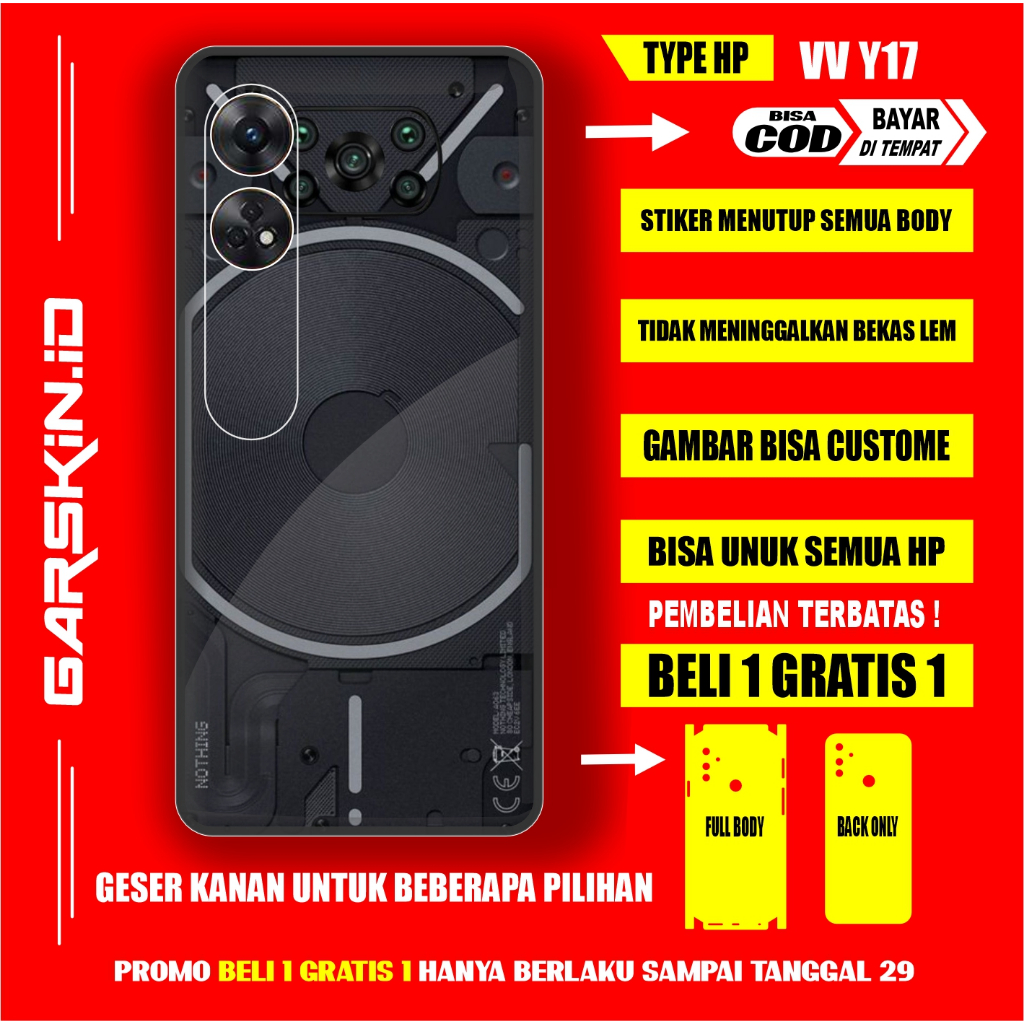 GARSKIN OPPO 8T AKSESORIS CASING PELINDUNG HP OPPO ORIGINAL GRASKIN 8T FULLBODY SKIN PROTEC DESAIN C