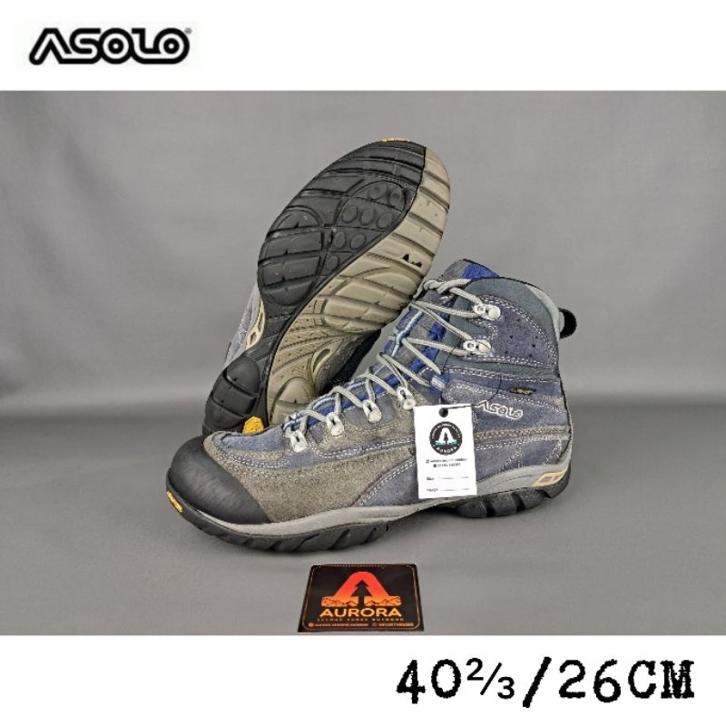 SEPATU GUNUNG HIKING OUTDOOR ASOLO ZION SIZE 40⅔/26CM