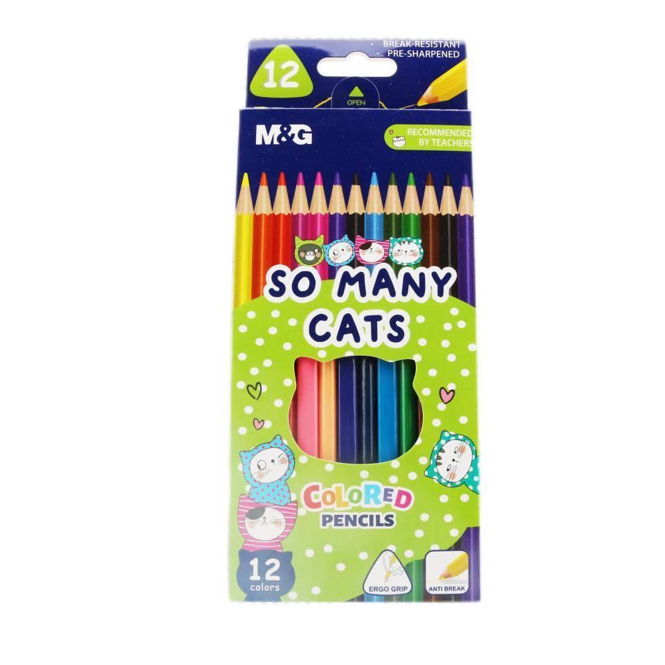 

ALTAS ATK - Pensil Warna So Many Cats 12 Pcs Warna Warni