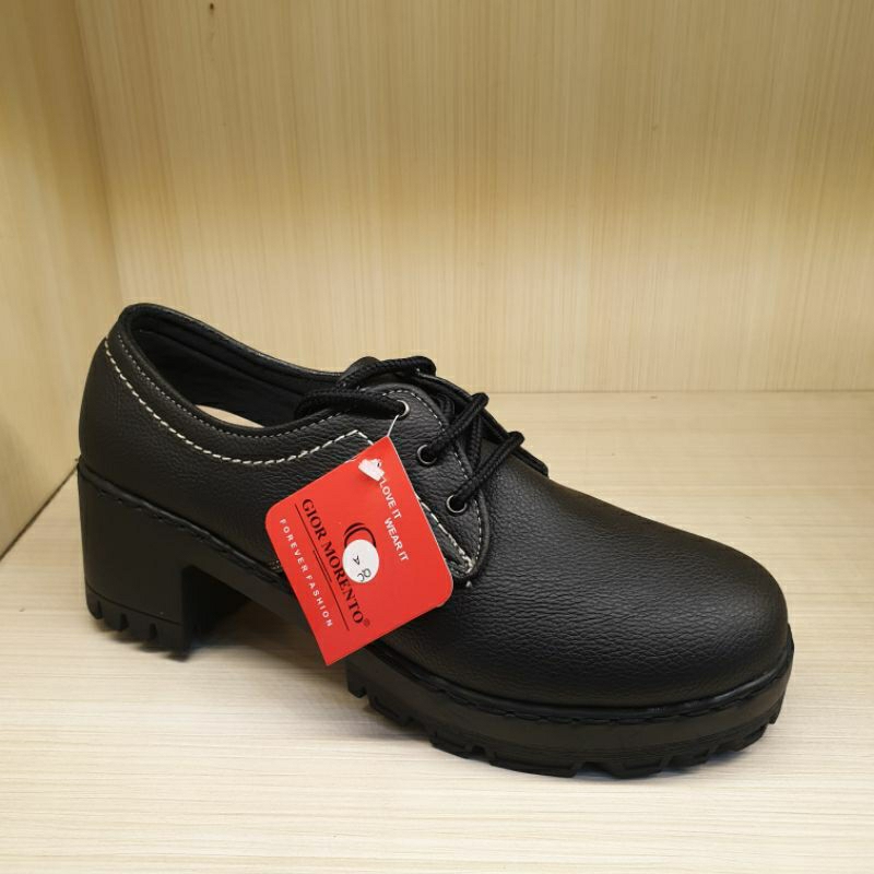 ISM - Sepatu Oxford Wanita Hak 5cm Gior Morento/ADW.101 - Sepatu Boots Oxford Fashion