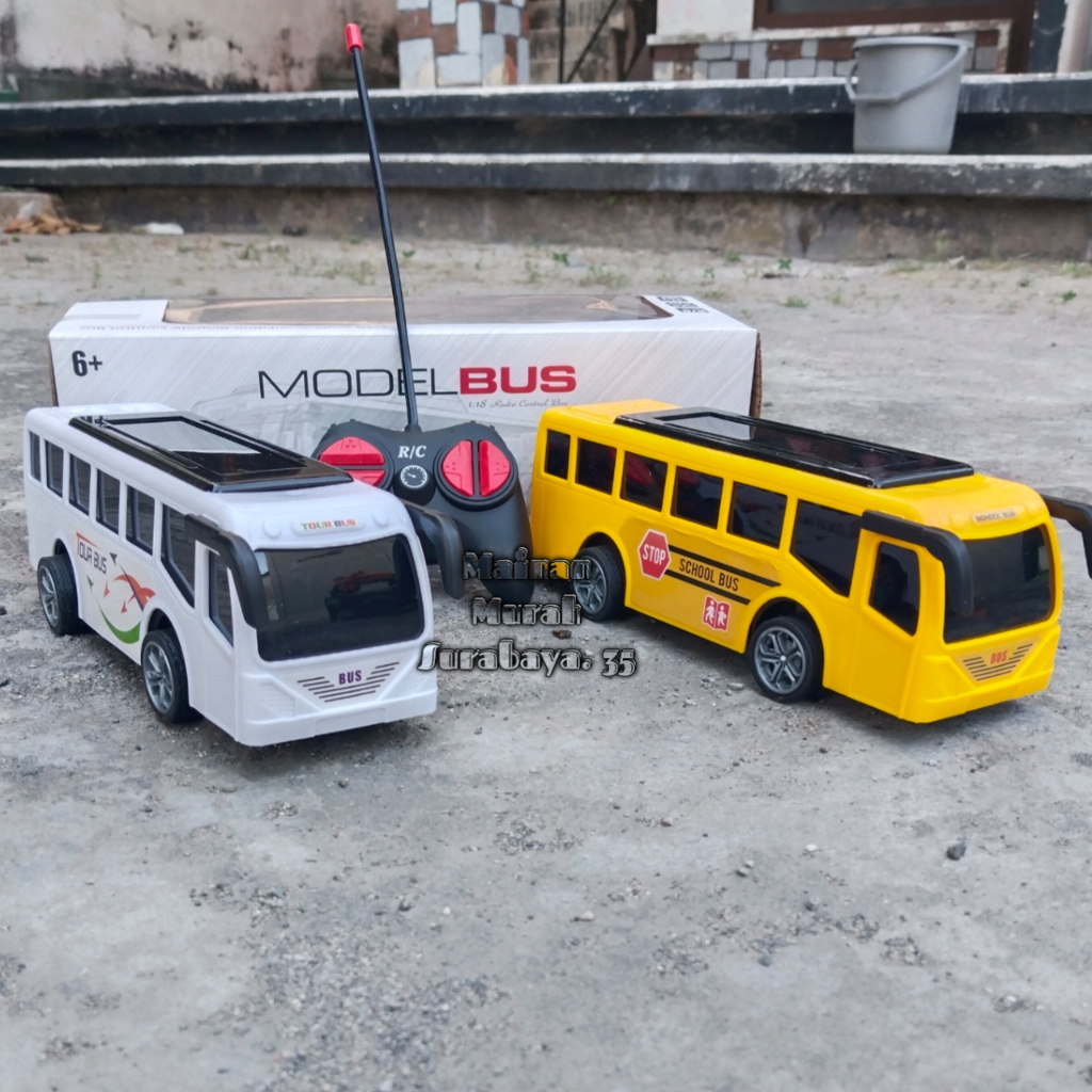 Mainan RC Bus City 703 4 Ada Lampu Depan | Mainan Anak Bus Remote Control Terbaru Murah | Mainan Mob