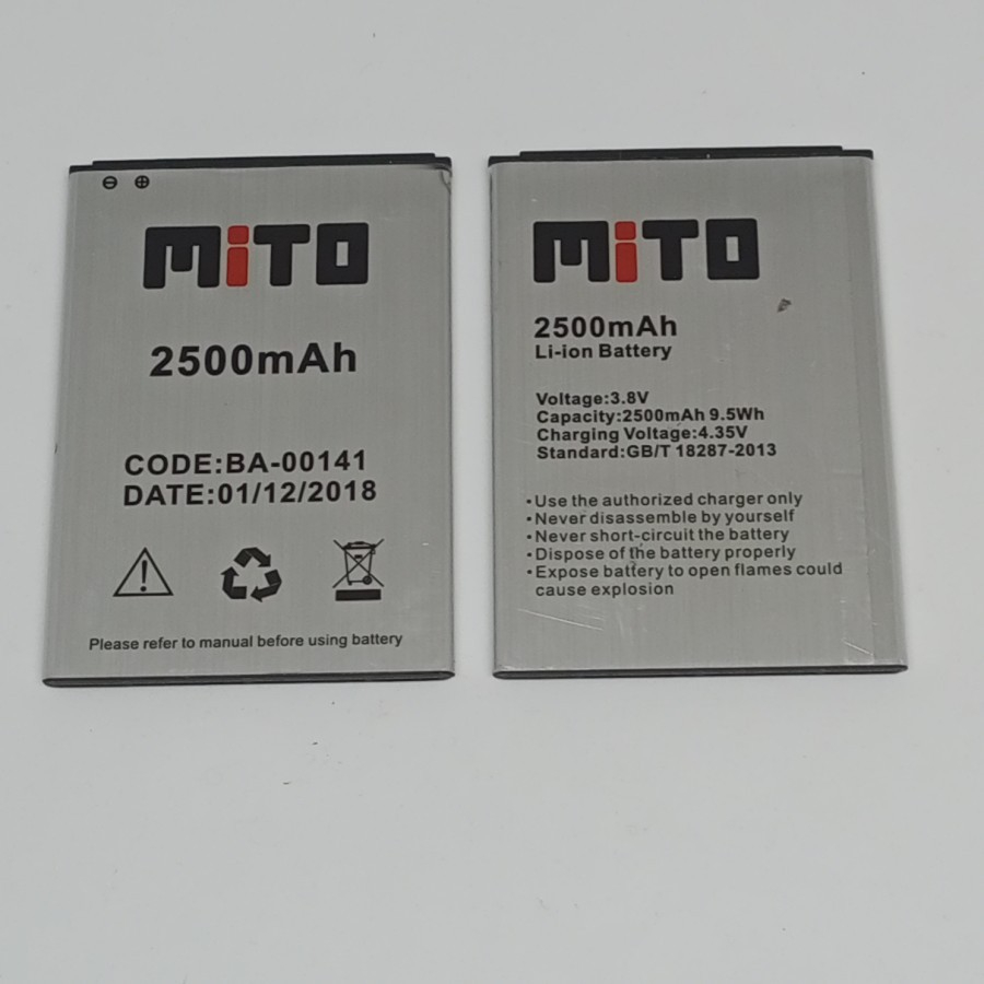 Baterai Battery Batrei Batre Mito Z1 plus A37 Ba-00141 / Ba 00141