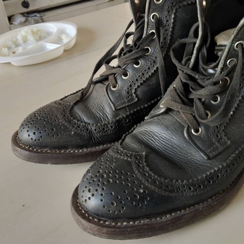 Preloved sepatu kulit pria | sepatu boot bekas