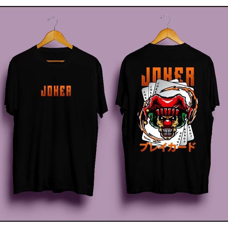 KAOS PRIA WANITA/KAOS KEREN/KAOS MURAH/-JOKER