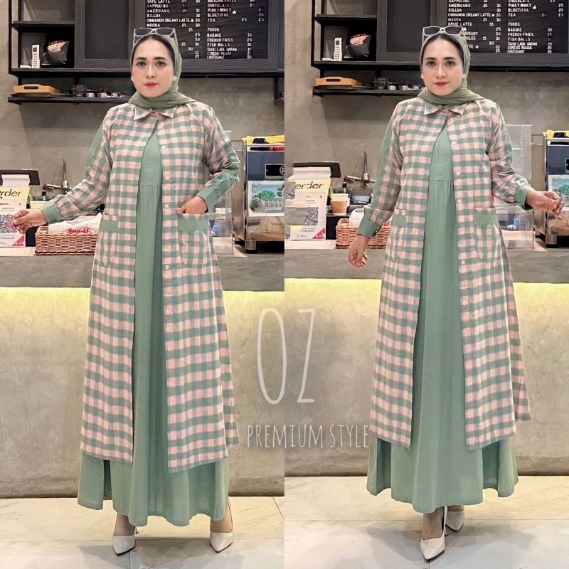 dress//maxy//ori shaqueenara by trq,new oz,mza