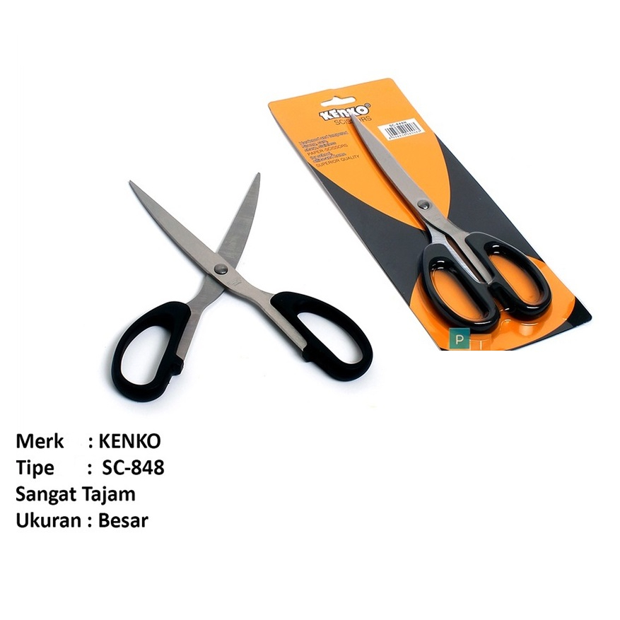 

Gunting Besar Stainless SC-848N KENKO (1Pcs)