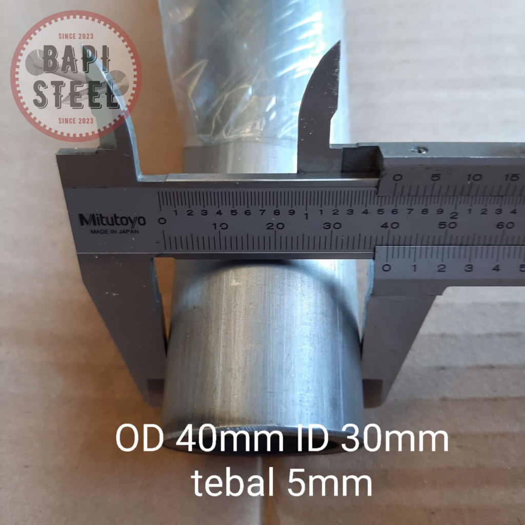 pipa besi seamless OD 40mm ID 30mm