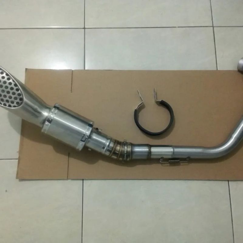 Knalpot racing kolong underbelly for R15,cbr150r,xabre,GSX dll