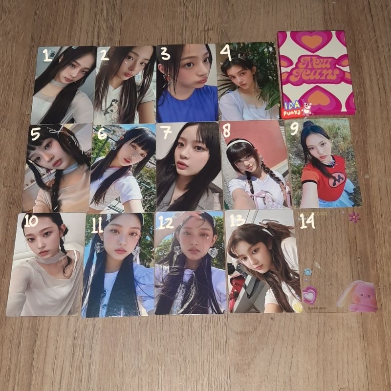 photocard official newjeans x line friends pop up store cool with you