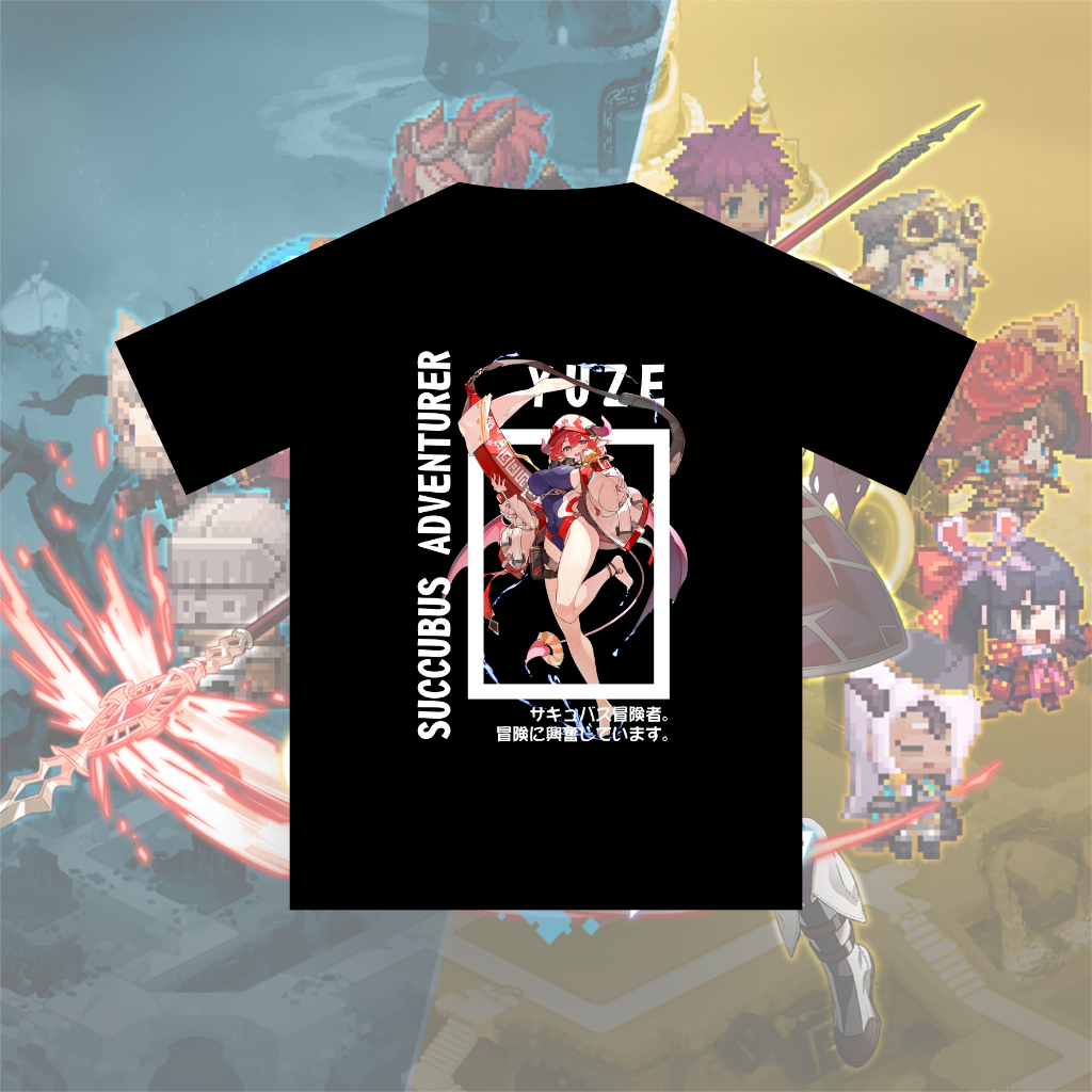 Kaos Guardian Tales YUZE Cotton Combed 30s