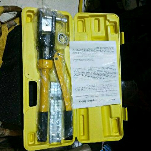 Tang Press kabel skun Hidrolik YQK - 70 / 120 / 300 Hydraulic Crimping Scun hexagonal  Mata Skun : 1