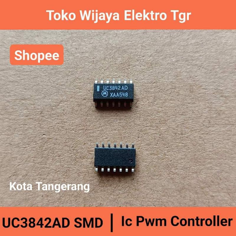 Mesin Las Sparepart | UC3842AD IC Smd 14 Pin