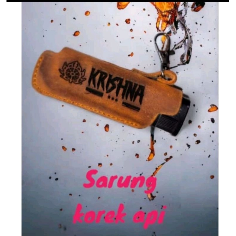 Sarung korek Api Asli kulit