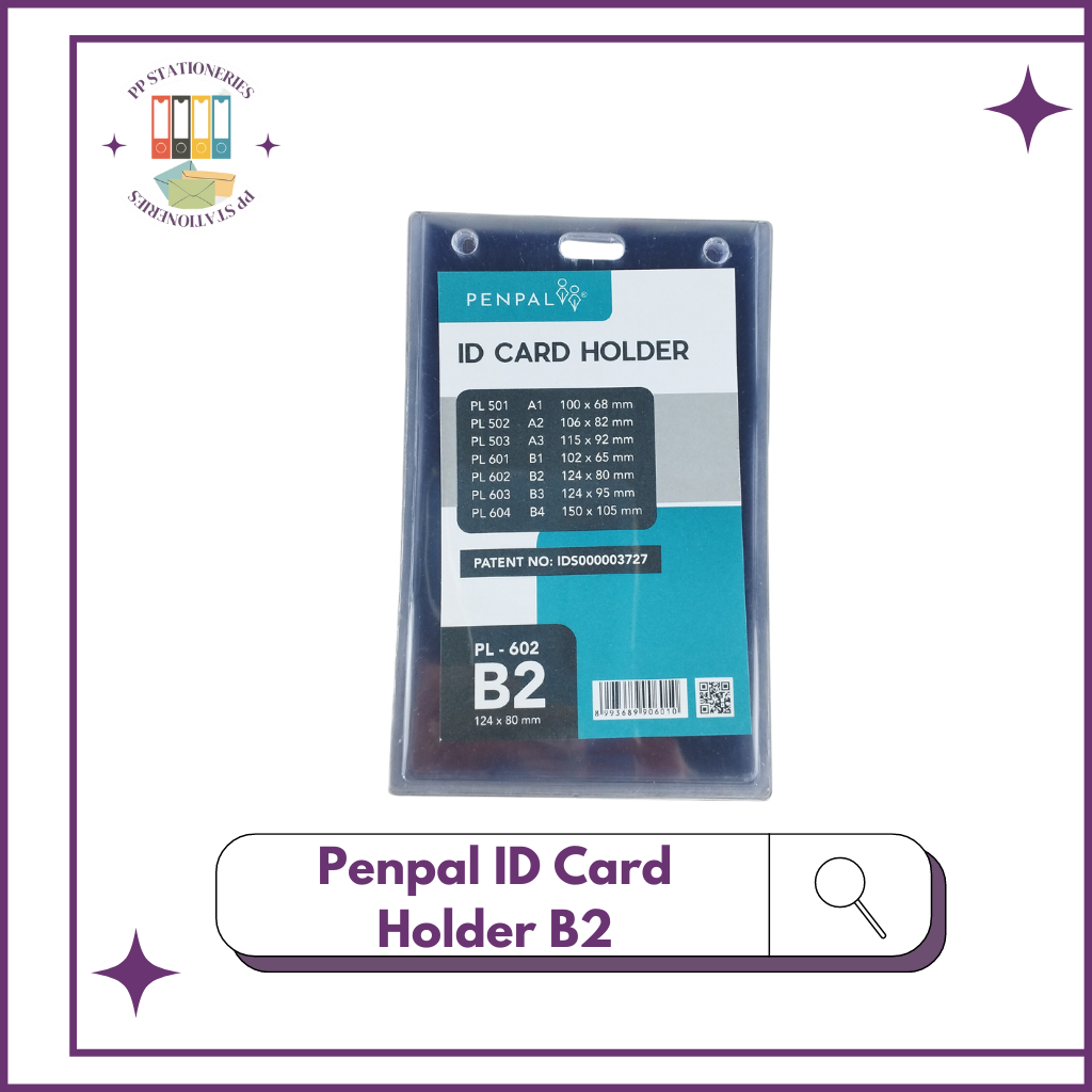 

Penpal ID Card Holder B2 / PL-602 [20 pcs]