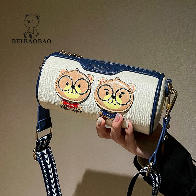 Cuci Gudang Hot Deals Tas Selempang Wanita Mini Tabung Bear Sling Bag Fashion Korean Style Kekinian