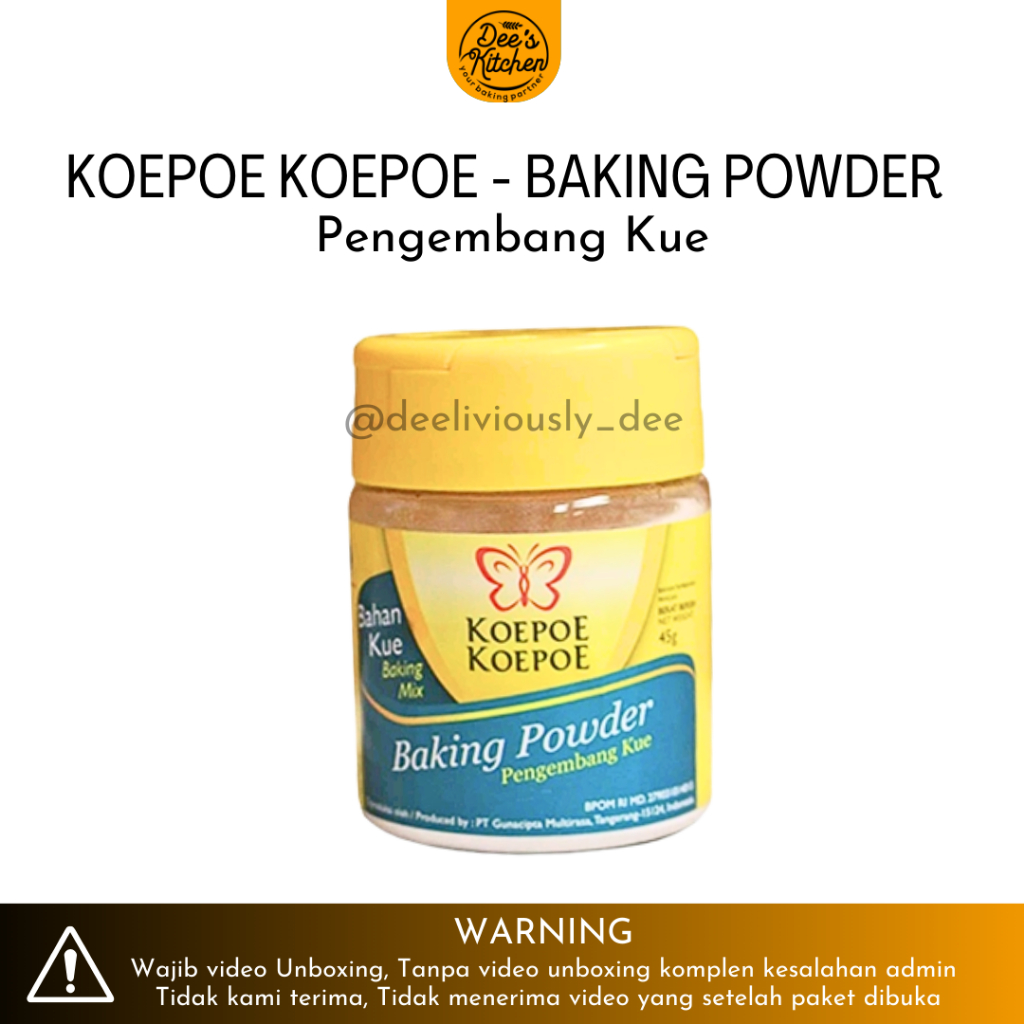 

Koepoe Baking Powder 45 gram