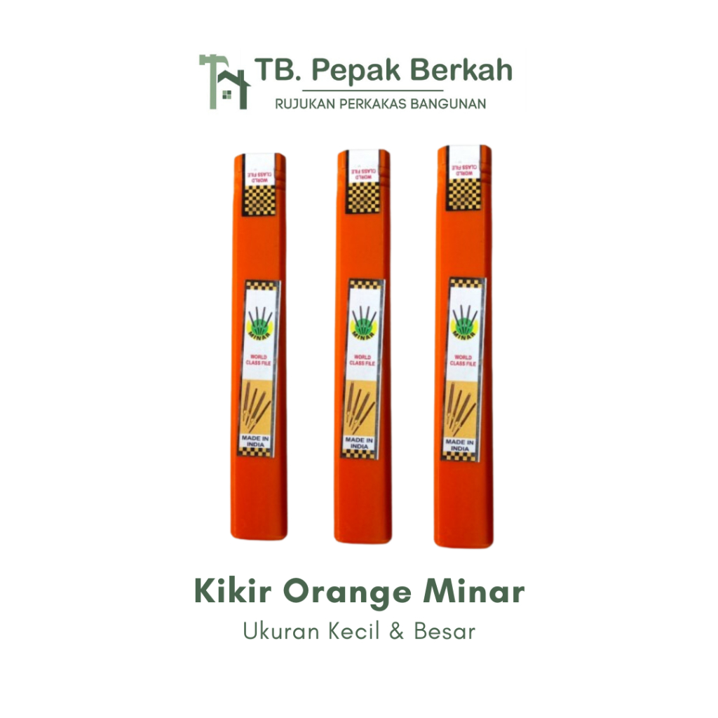 Kikir Segitiga 4" Kikir Besi India Minar Kikir Gergaji 4 inch Harga Per pcs