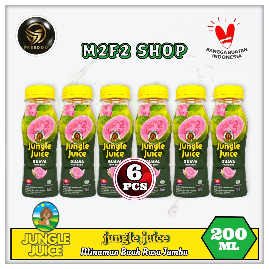 

Diamond Jungle Juice Guava | Jus Jambu Botol Pet - 200 ml (Kemasan 6 Pcs)