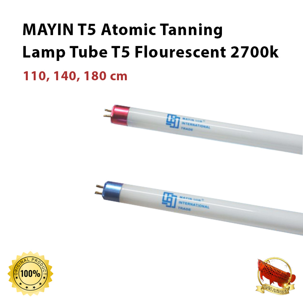 Mayin Atomic Tanning Lamp Tube T5 Flourescent 2700k ikan Arowana