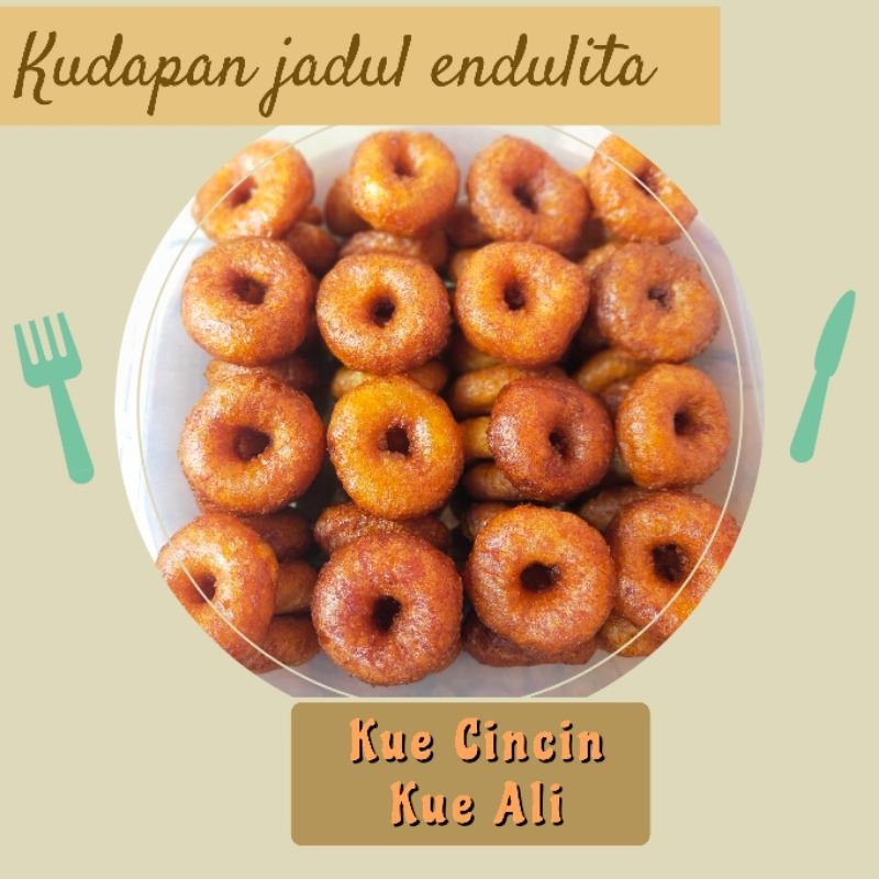 

DEB Kue Cincin Gula Merah 100pcs kue Ali agrem cemilan