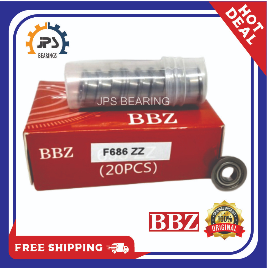 Laker Bearing F686 ZZ / F 686 ZZ BBZ