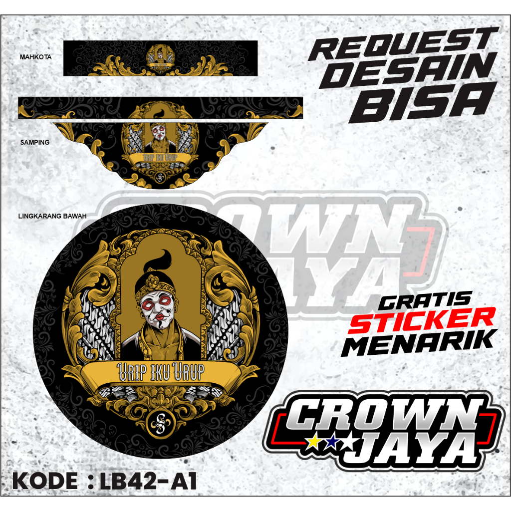 STIKER DECAL SANGKAR KANDANG LOVEBIRD - Decal Stiker Tebok Lovebird BNR Custom Desain - LB