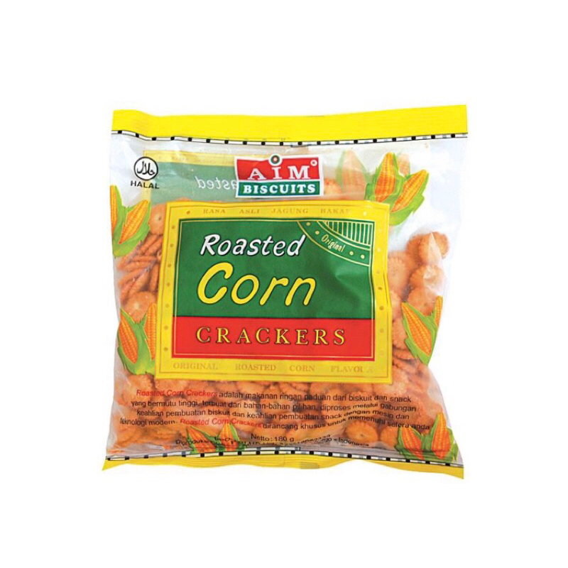 

AIM roasted corn crackers 180g