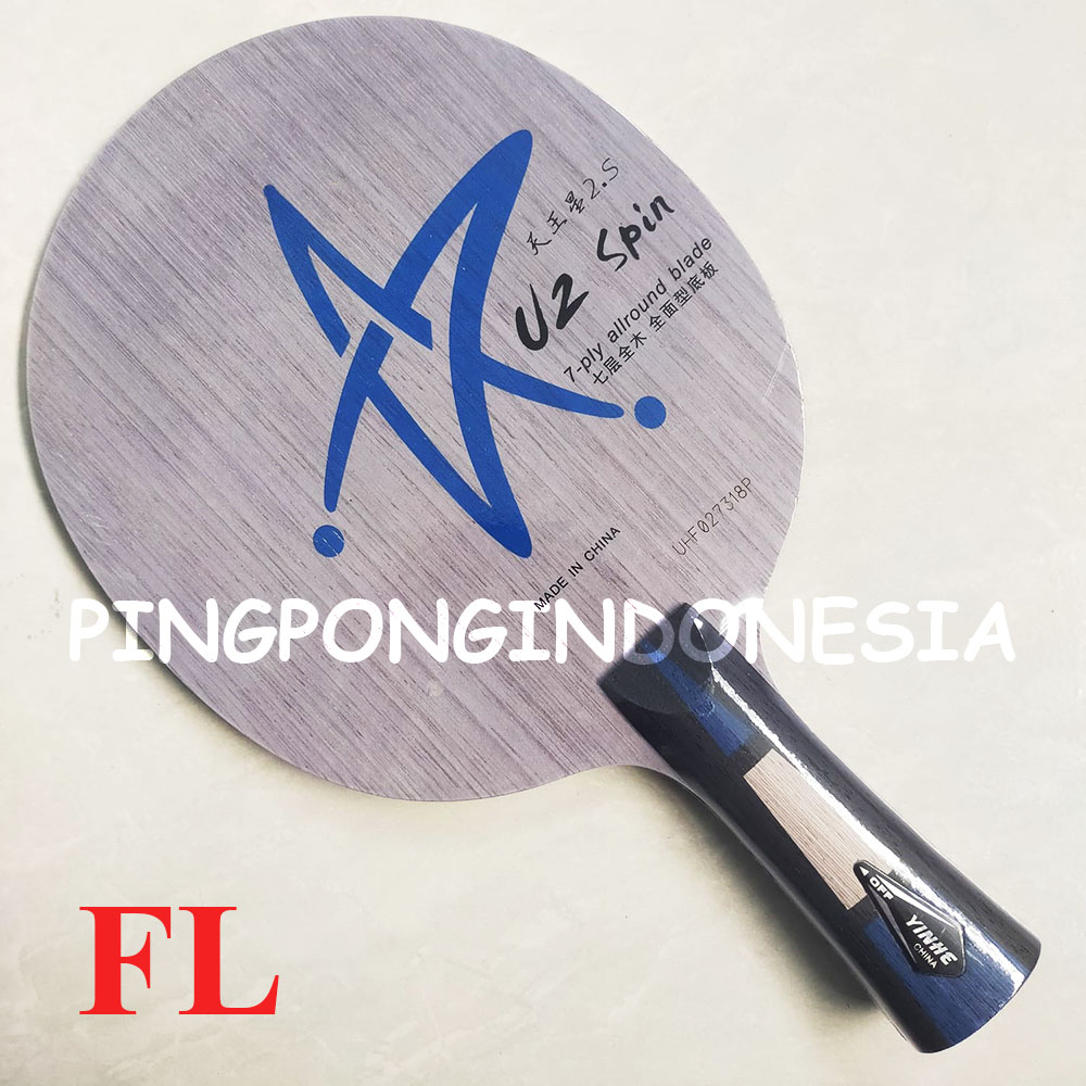 Yinhe Uranus 2 Spin - Blade Kayu Pingpong Tenis Meja Bat Bet U2 Spin Galaxy U-2 Allround Wood