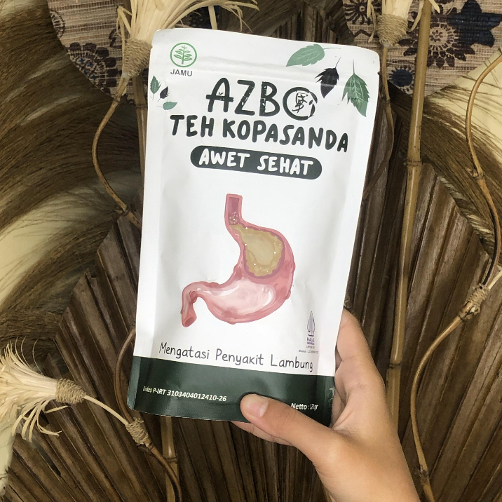 

AZBO TEH KOPASANDA AWET SEHAT | MENGOBATI PENYAKIT LAMBUNG 120gr