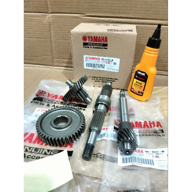 Gigi rasio gardan set 44D plus oli gardan yamaha Xeon karbu Xeon GT rc