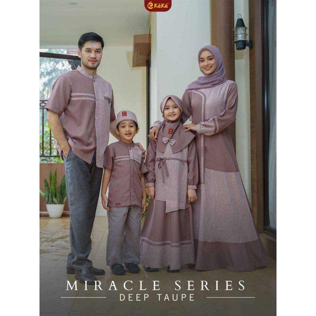 ( BISA COD ) MIRACLE SERIES BY KEKE  BAJU COUPLE KELUARGA MURAH KEKINIAN / SARIMBIT KEKE  Baju Kelua