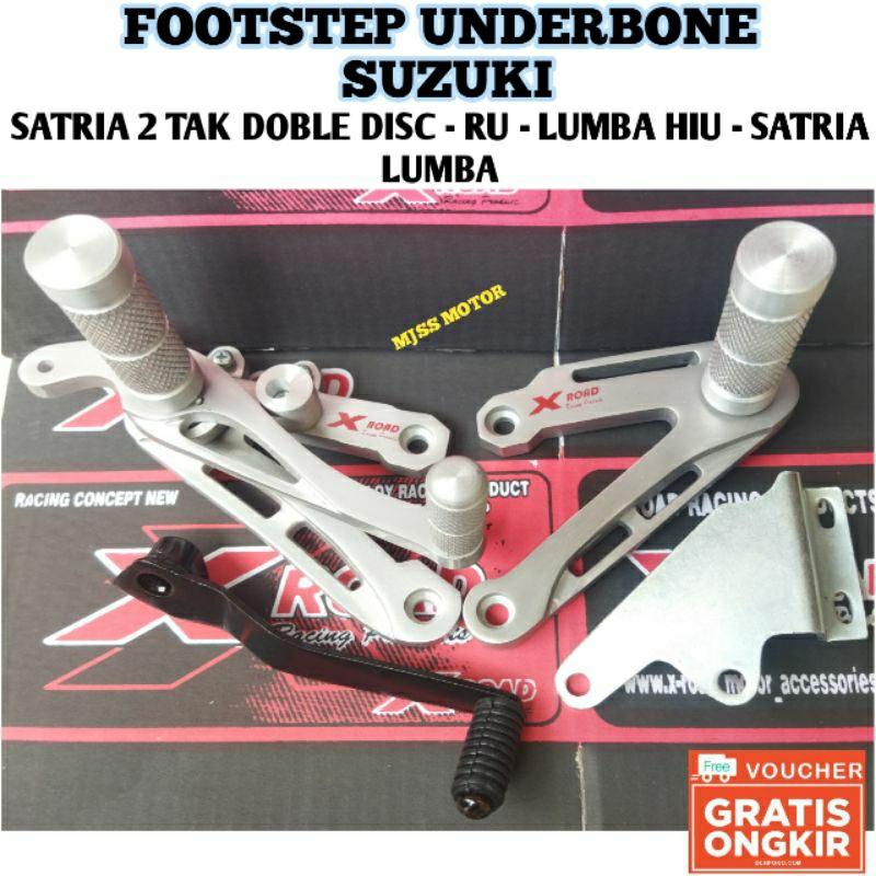 UNDERBONE X ROAD SUZUKI SATRIA HIU LUMBA DOBLE DISC/UNDERBONE SATRIA RU 2TAK DOBLE DISC/UNDERBONE SA