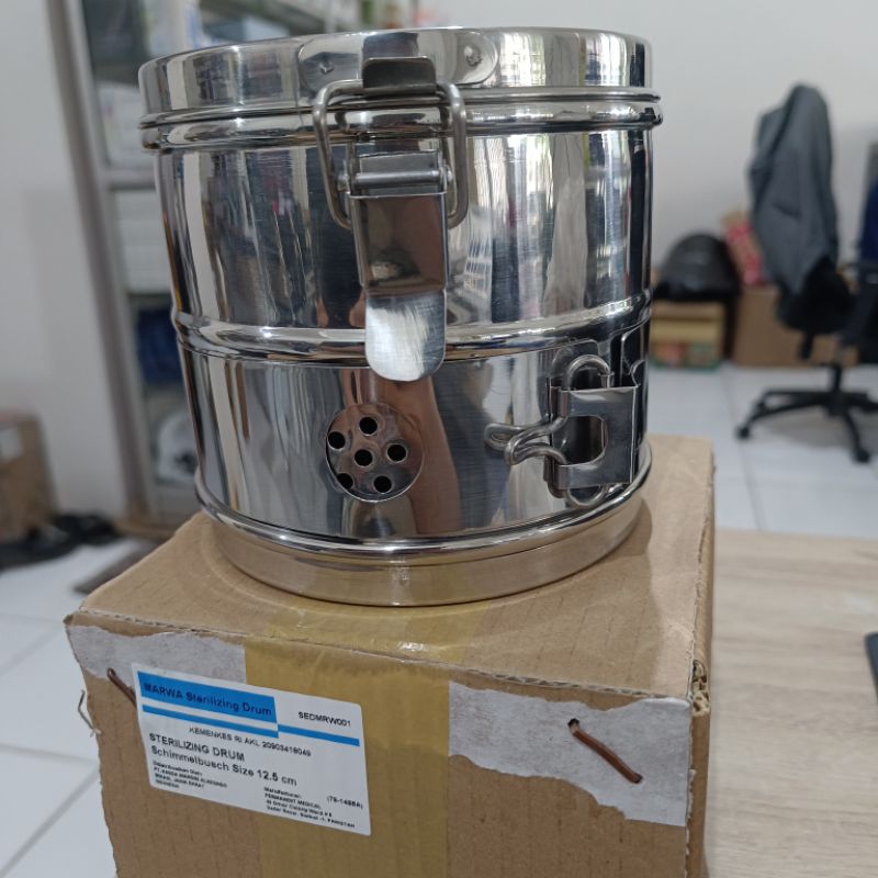 Dressing Drum Marwa / Tromol 12,5cm / Schimmelbusch Drum