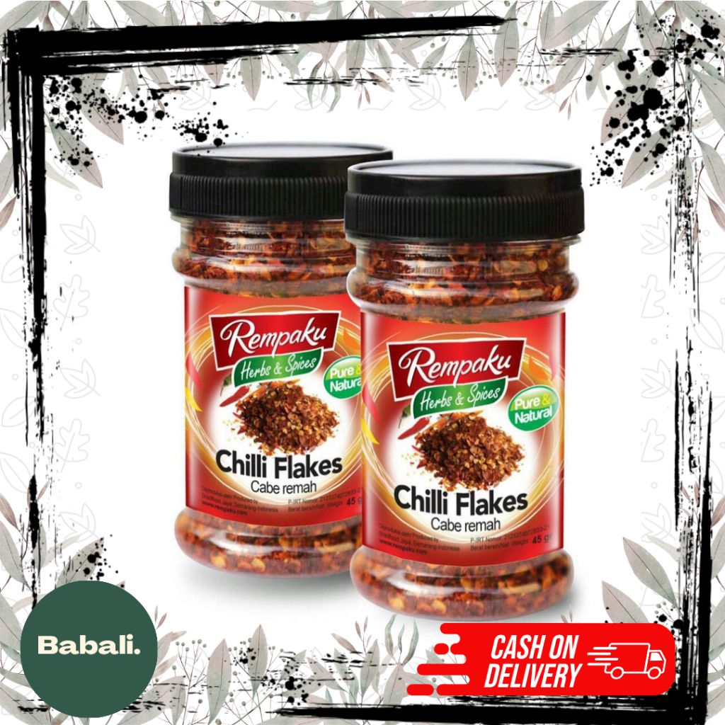 

BUMBU MASAK REMPAKU CHILI FLAKES CABE REMAH KERING