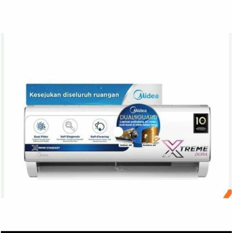 AC MIDEA MSAF - 07 CRN1 3/4 PK AC MIDEA MSAF 07CRN + PASANG INSTALASI