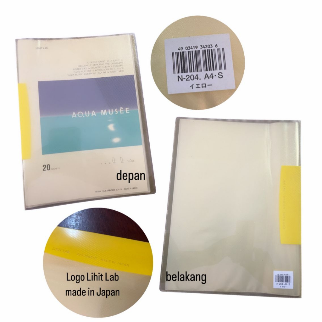 

Clearbook A4 Lihit Lab N-404 - Map clear pocket book