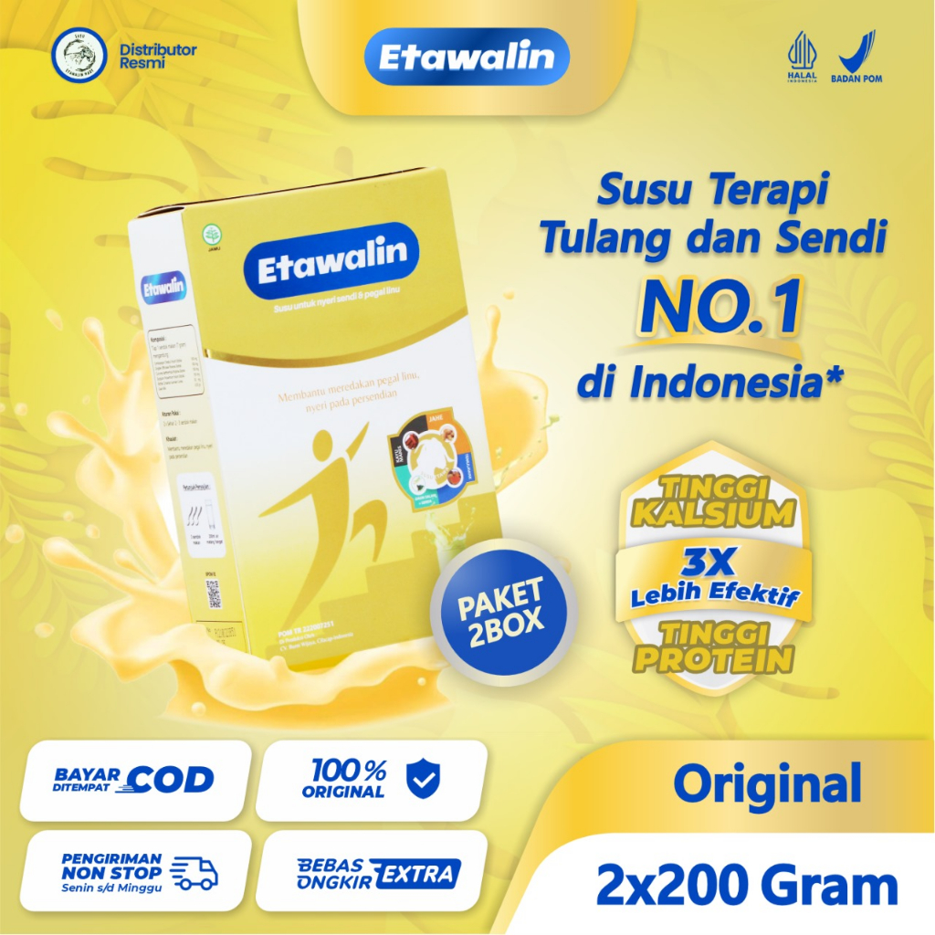 

Etawalin Susu Etawa Untuk Nyeri sendi dan Pegal Linu Original 2 Box