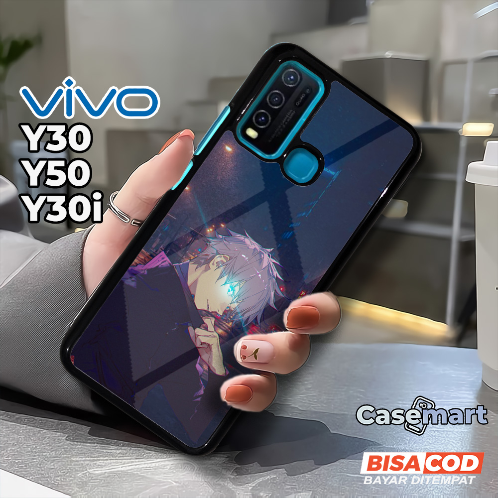 Case Vivo Y30 Y50 Y30i Casing Vivo Y30 Y50 Y30i Casemart [JJK1] Case Glossy Case Aesthetic Custom Ca