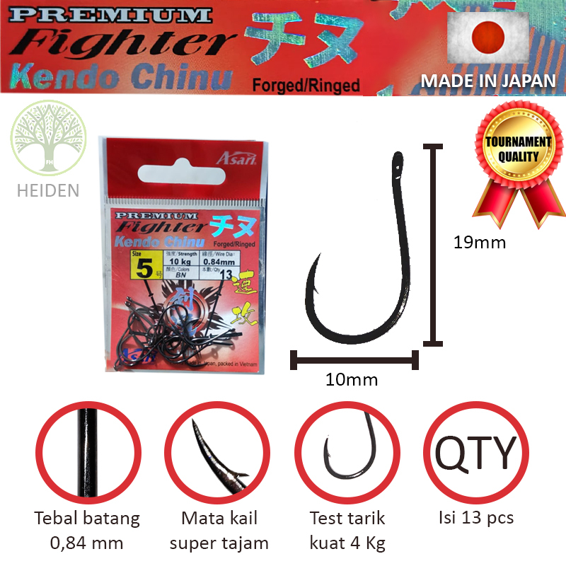 Kail pancing kendho chinu  premium fighter 1 bungkus