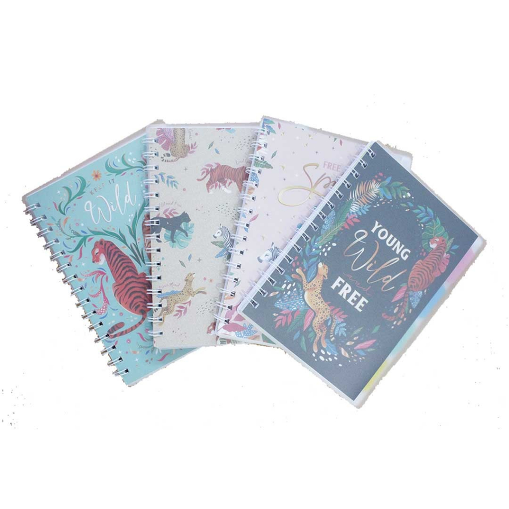 

JUNQIAN - BUKU SPIRAL / BUKU CATATN MOTIF ANIMAL UKURAN A5 PP-8022 W/ INDEX