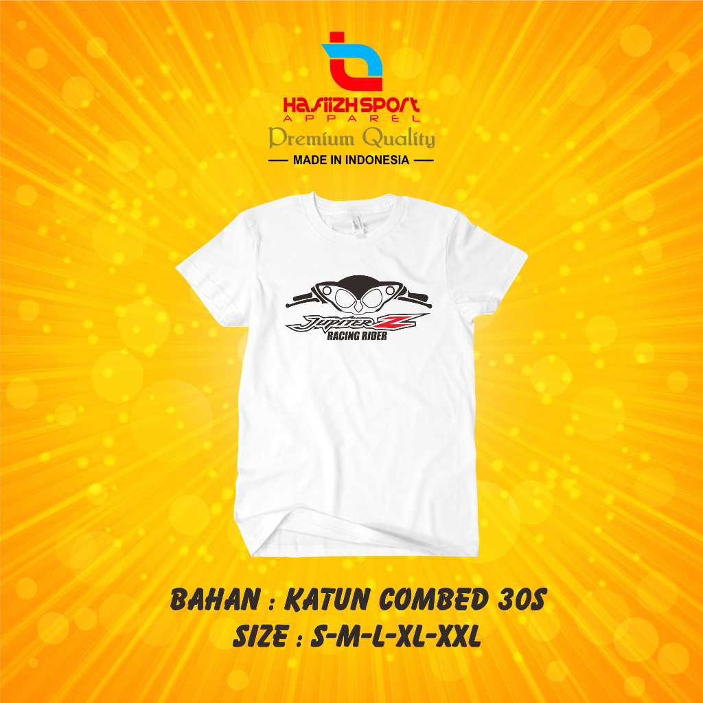 KAOS BAJU YAMAHA JUPITER Z RACING RIDER / KAOS JUPITER Z PREMIUM