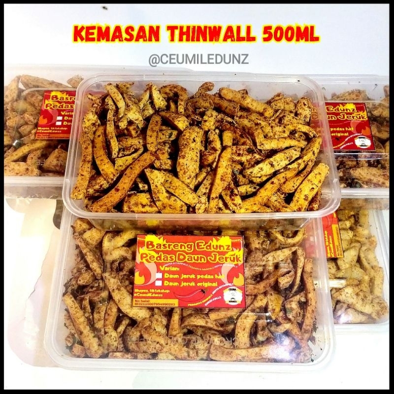 

BASRENG PEDAS DAUN JERUK EDUNZ KEMASAN THINWALL 500ml