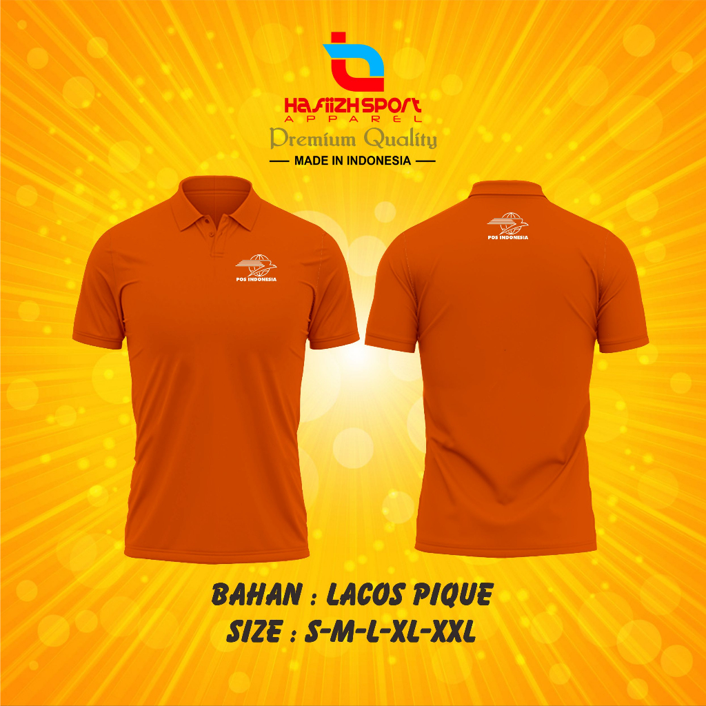 KAOS POLO KERAH POS INDONESIA PREMIUM / POLO POS INDONESIA