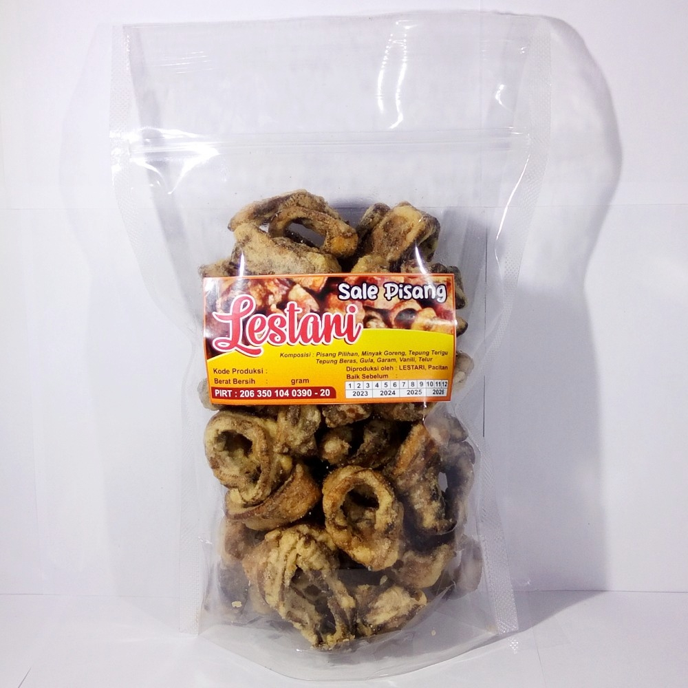 

Sale Pisang Khas Pacitan Lestari Kemasan Standing Pouch