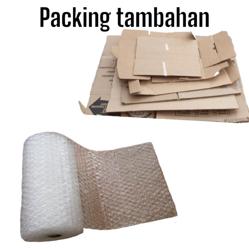 

(biha22jua) Bubble wrap/kardus untuk packing tambahan